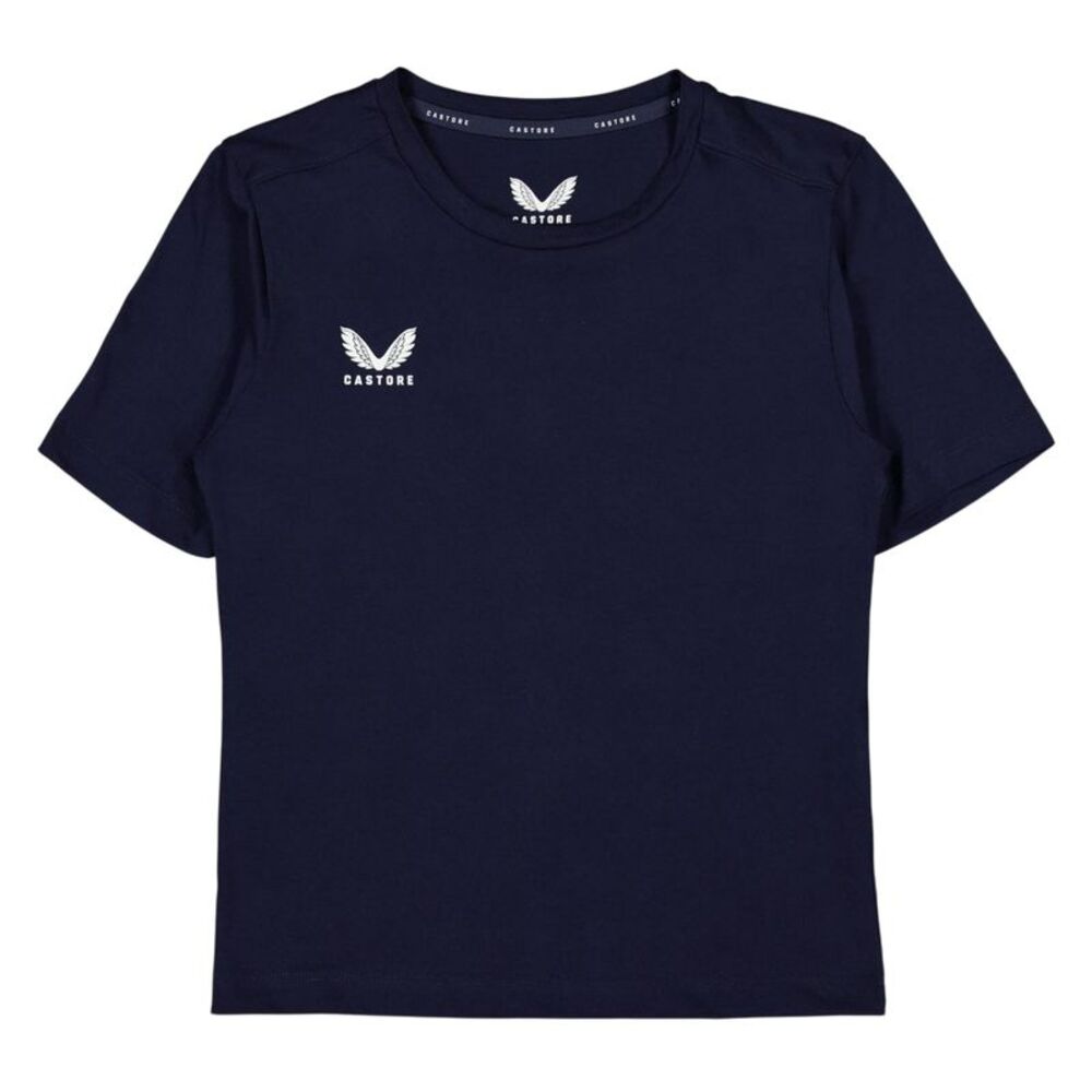 Castore Childrens/Kids Logo Regular T-Shirt / Peacoat